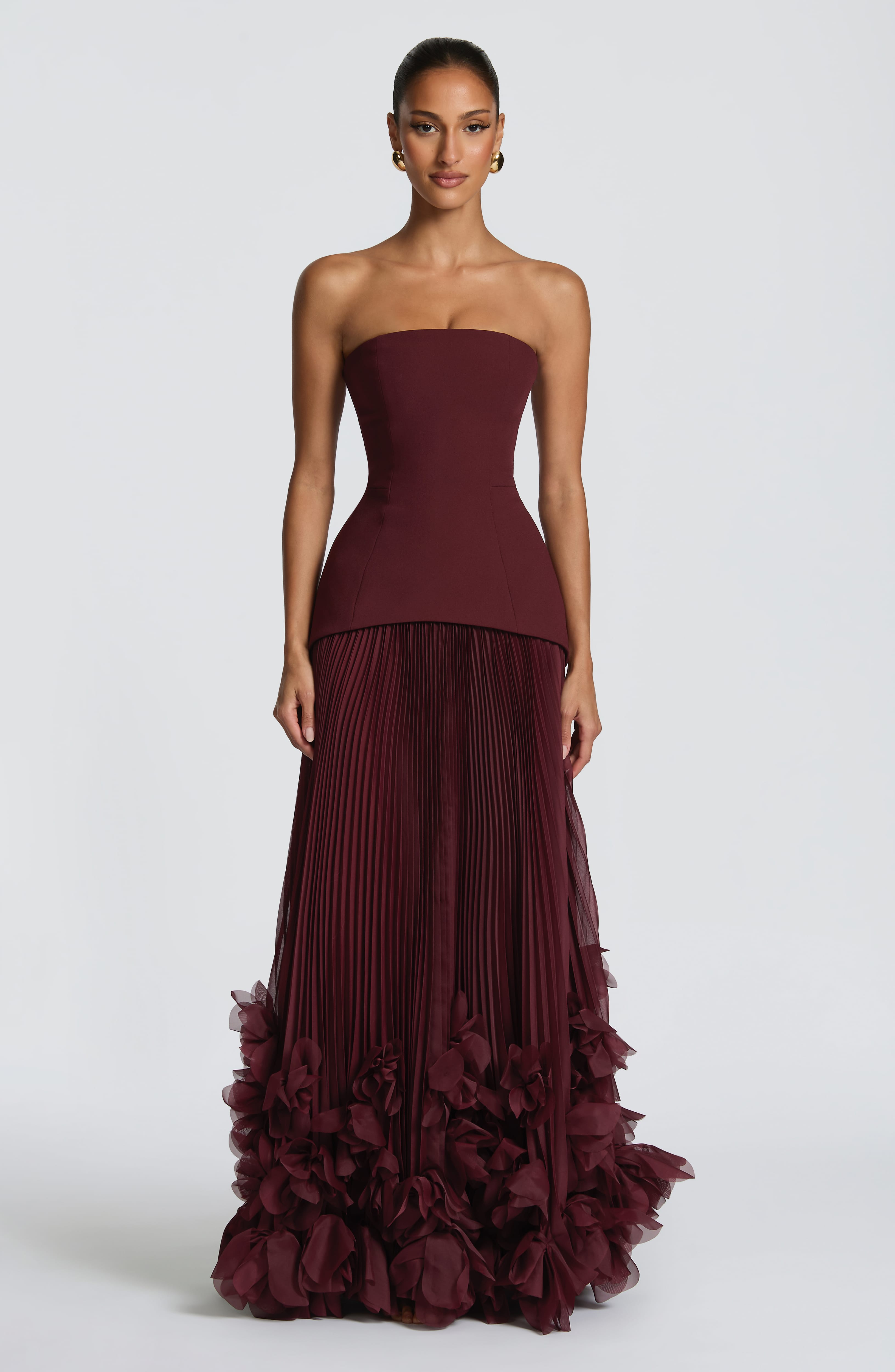 Seraphina Gown – Cherry Lacquer