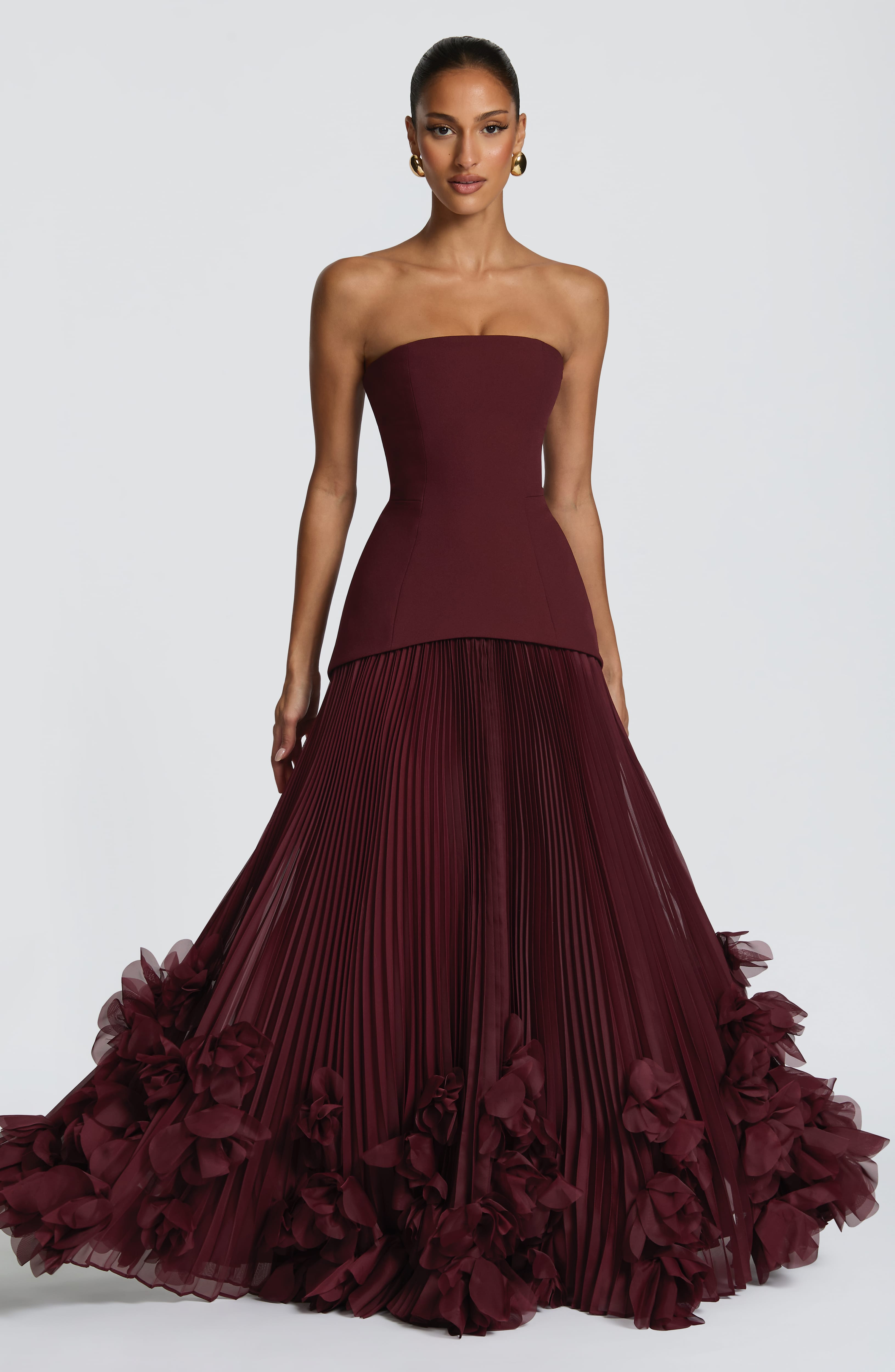 Seraphina Gown – Cherry Lacquer