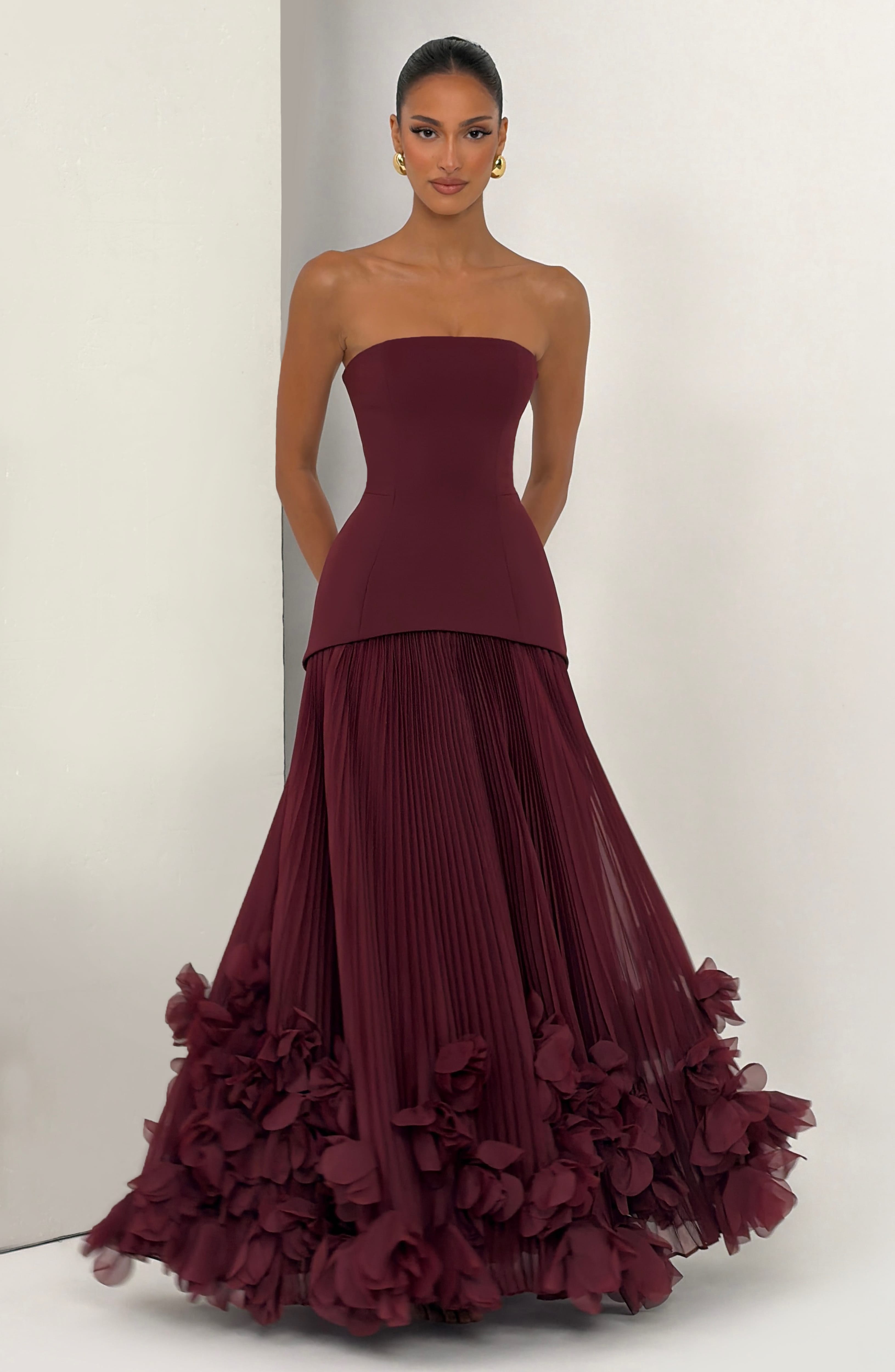 Seraphina Gown – Cherry Lacquer