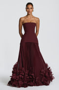 Seraphina Gown – Cherry Lacquer