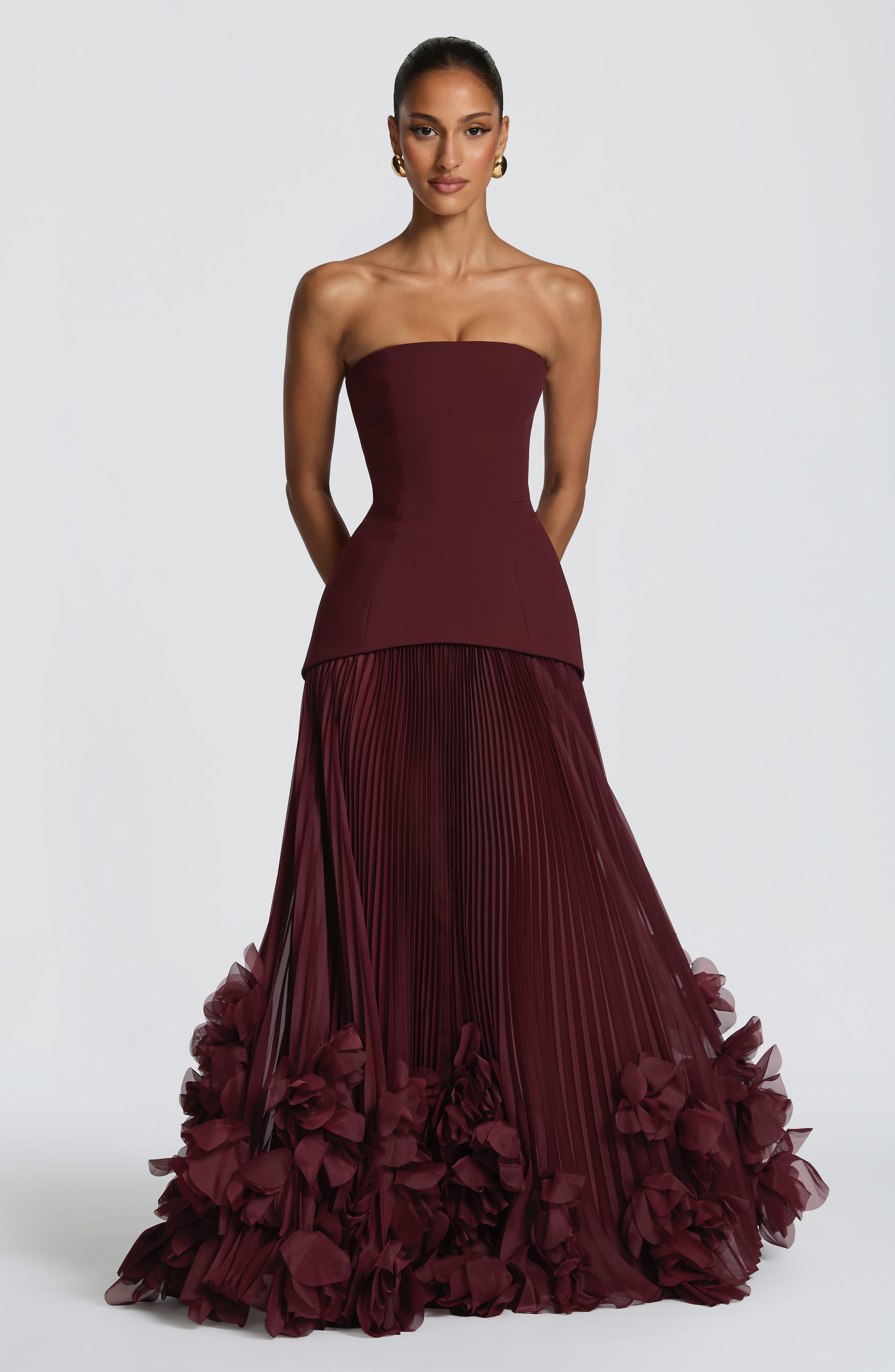 Seraphina Gown – Cherry Lacquer