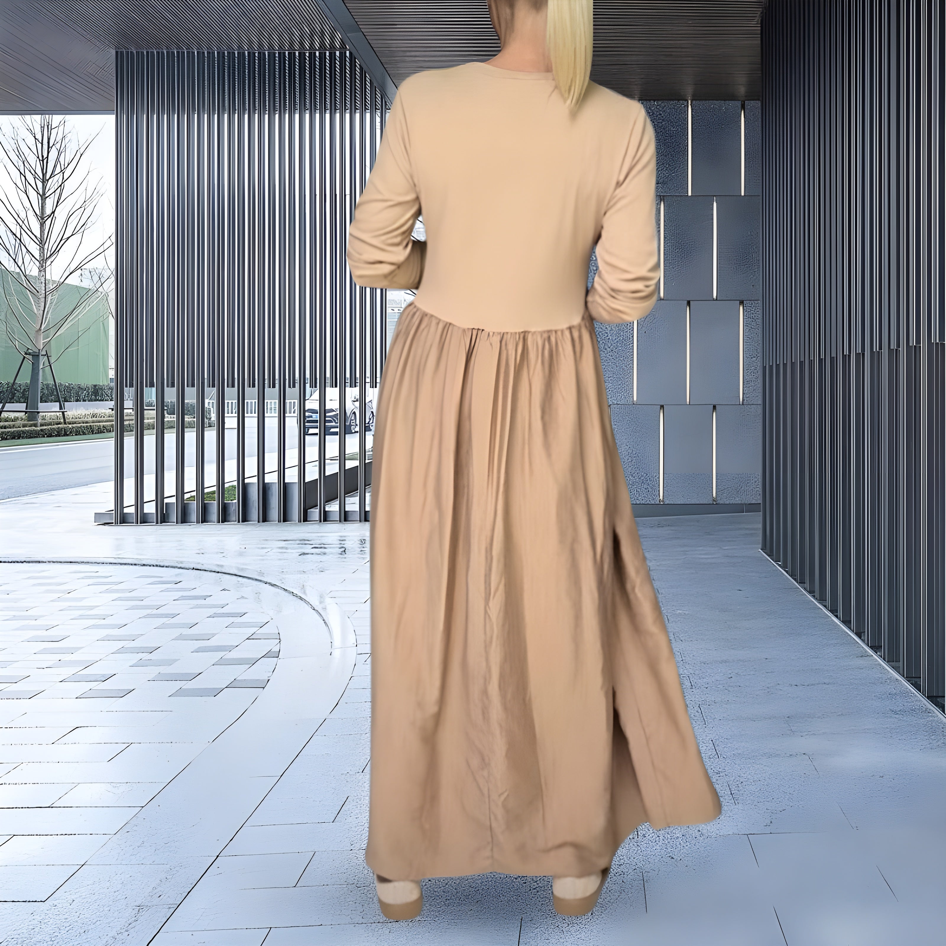Women's Knit Maxi Dress
