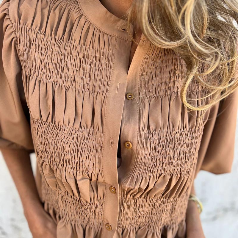 Women's Elegant Ibiza-Inspired Blouse