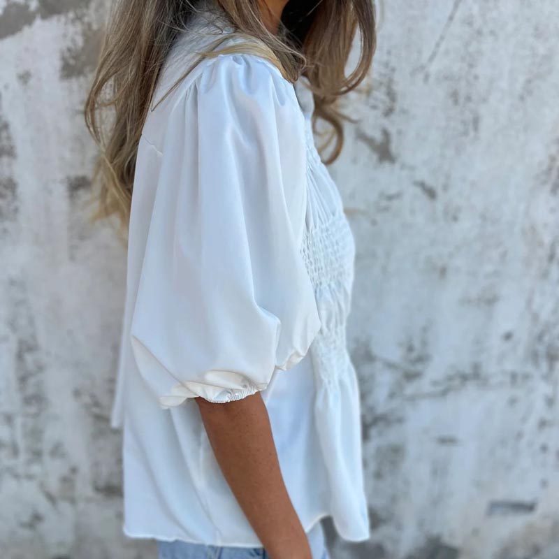 Women's Elegant Ibiza-Inspired Blouse
