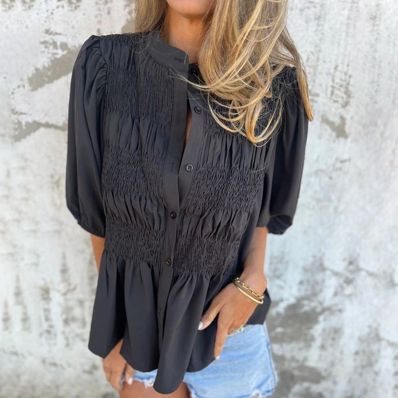 Women's Elegant Ibiza-Inspired Blouse