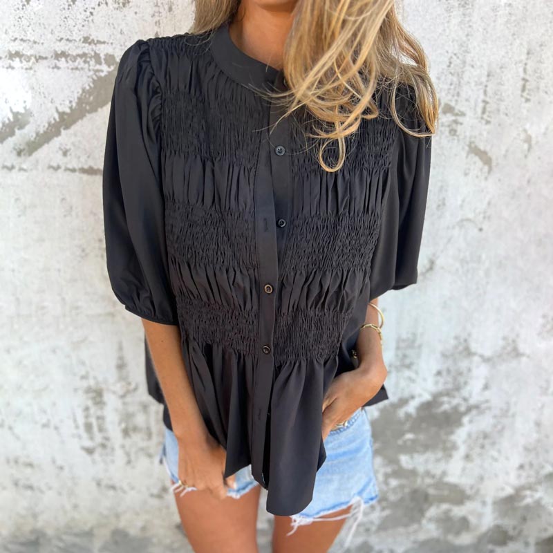 Women's Elegant Ibiza-Inspired Blouse