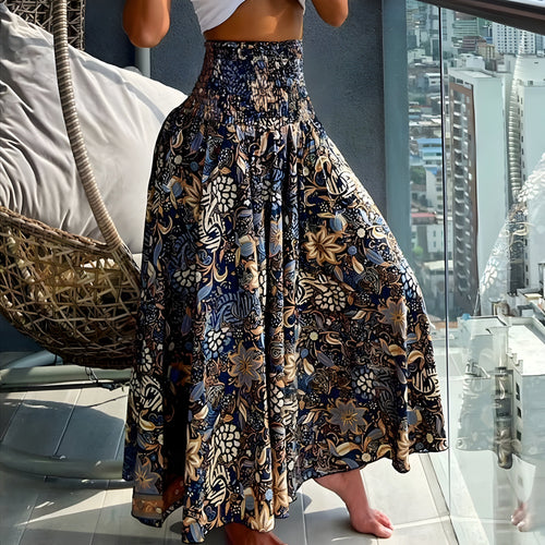 Boho Paisley Maxi Skirt