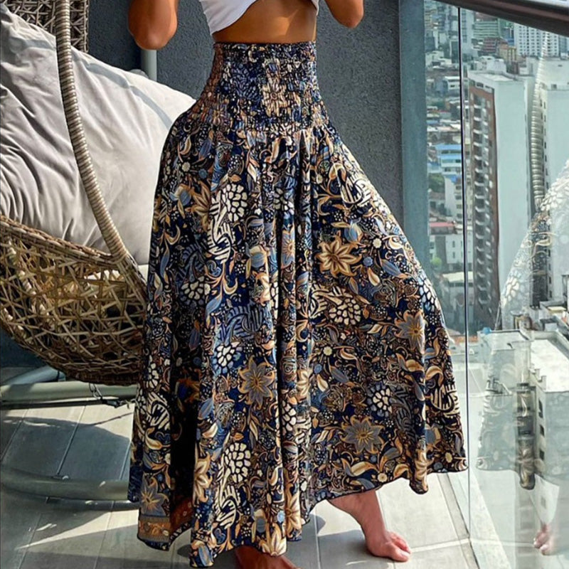 Boho Paisley Maxi Skirt