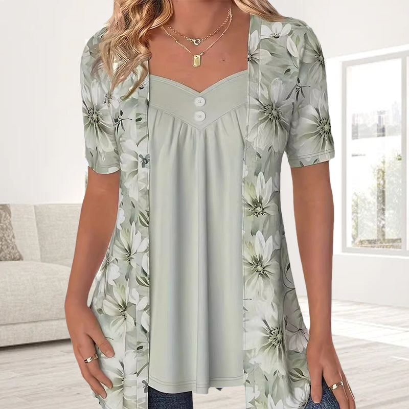 Women's Floral Print Blouse