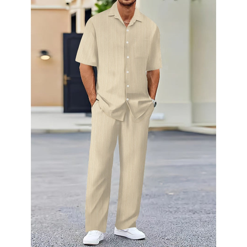 Linen Co-ord Set – White