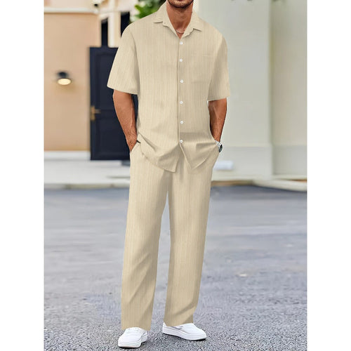 Linen Co-ord Set – White