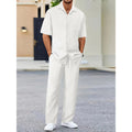 Linen Co-ord Set – White