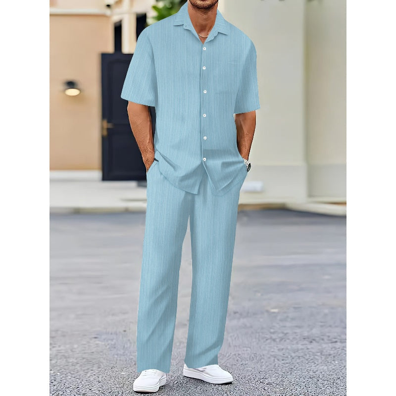 Linen Co-ord Set – White