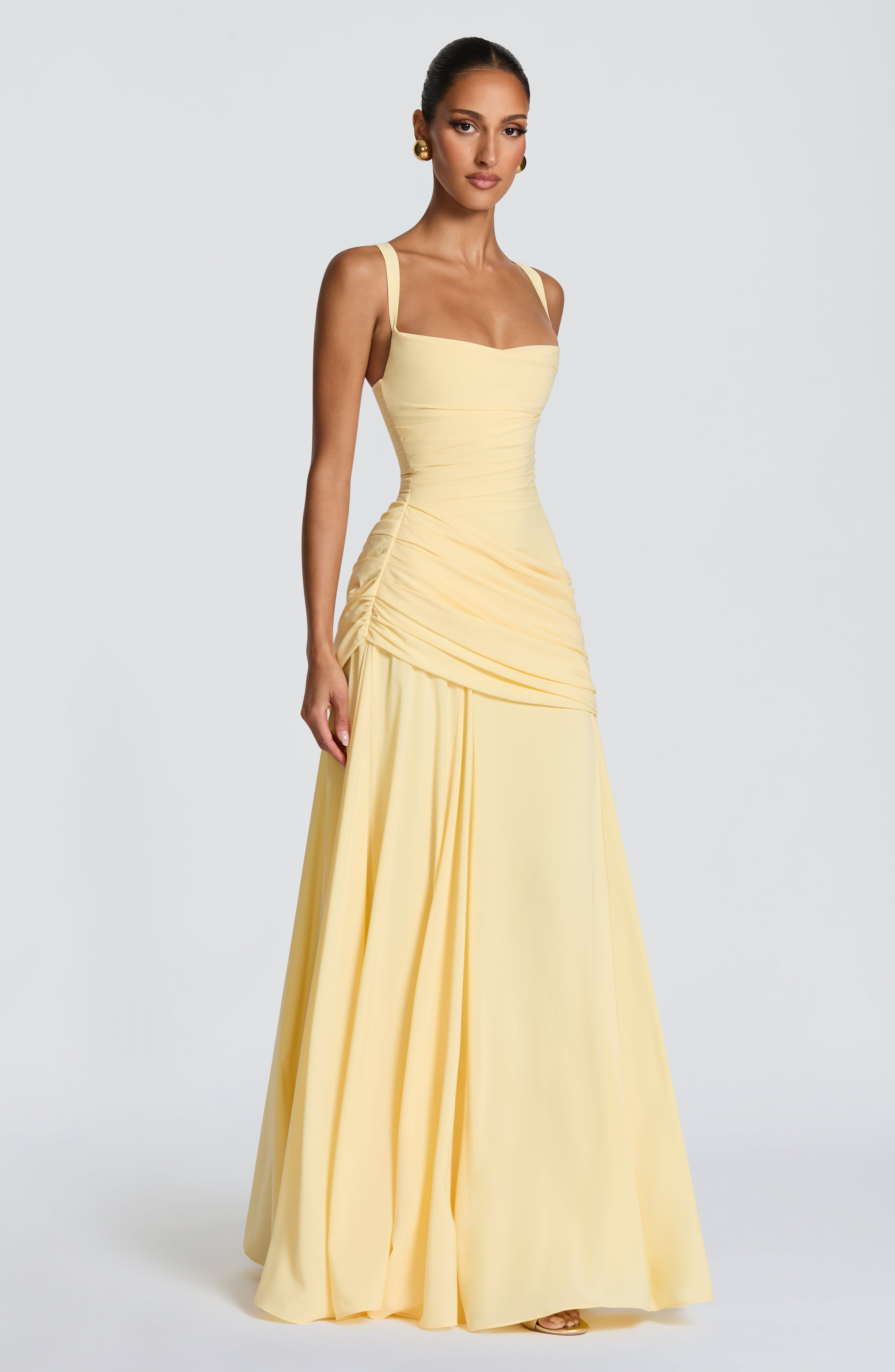 Sura Maxi Dress – Lemon