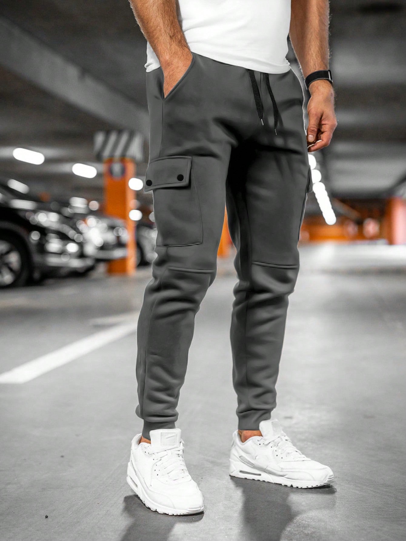 Men's Jogger Pants with Side Pocket