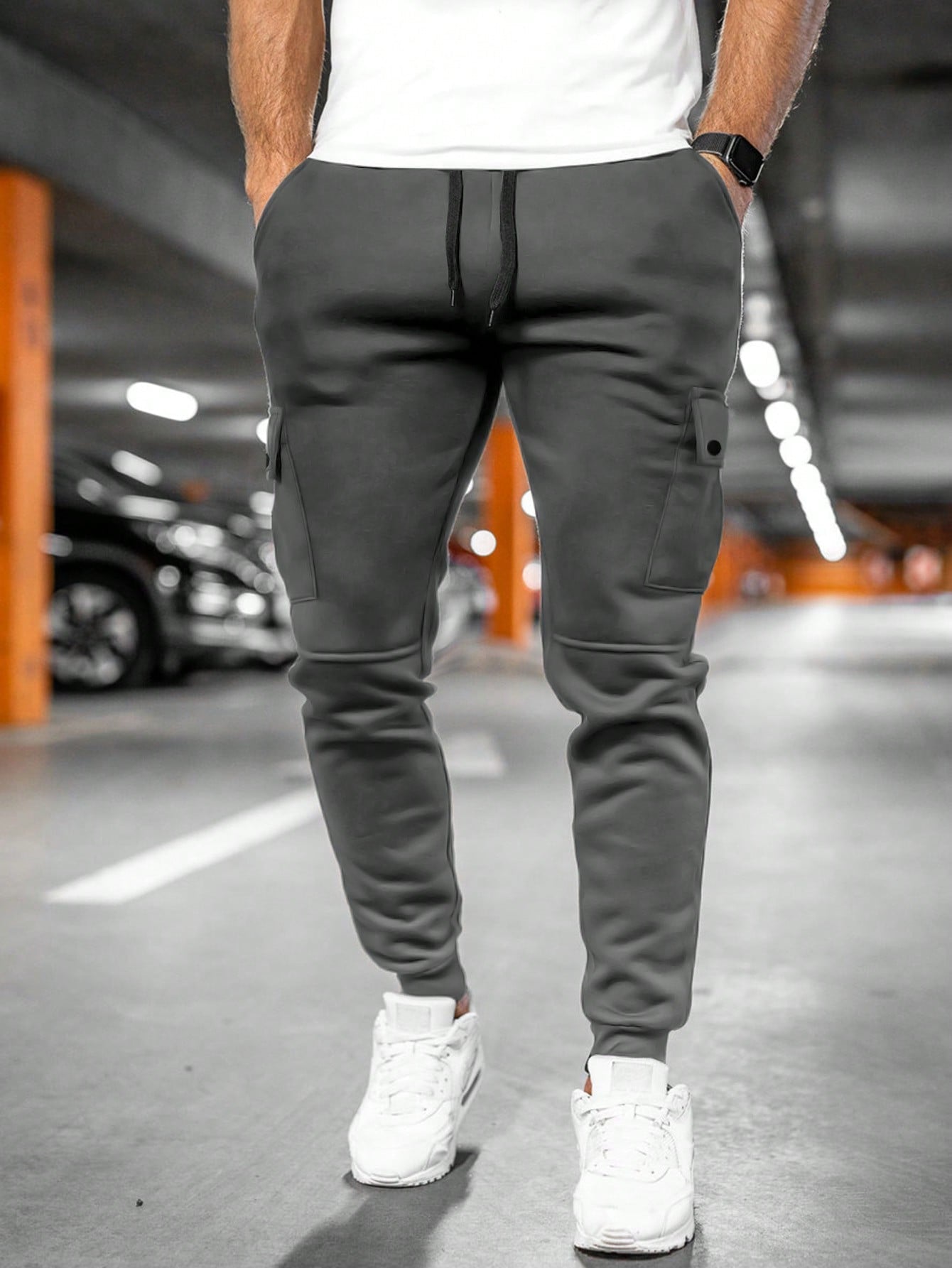 Men's Jogger Pants with Side Pocket