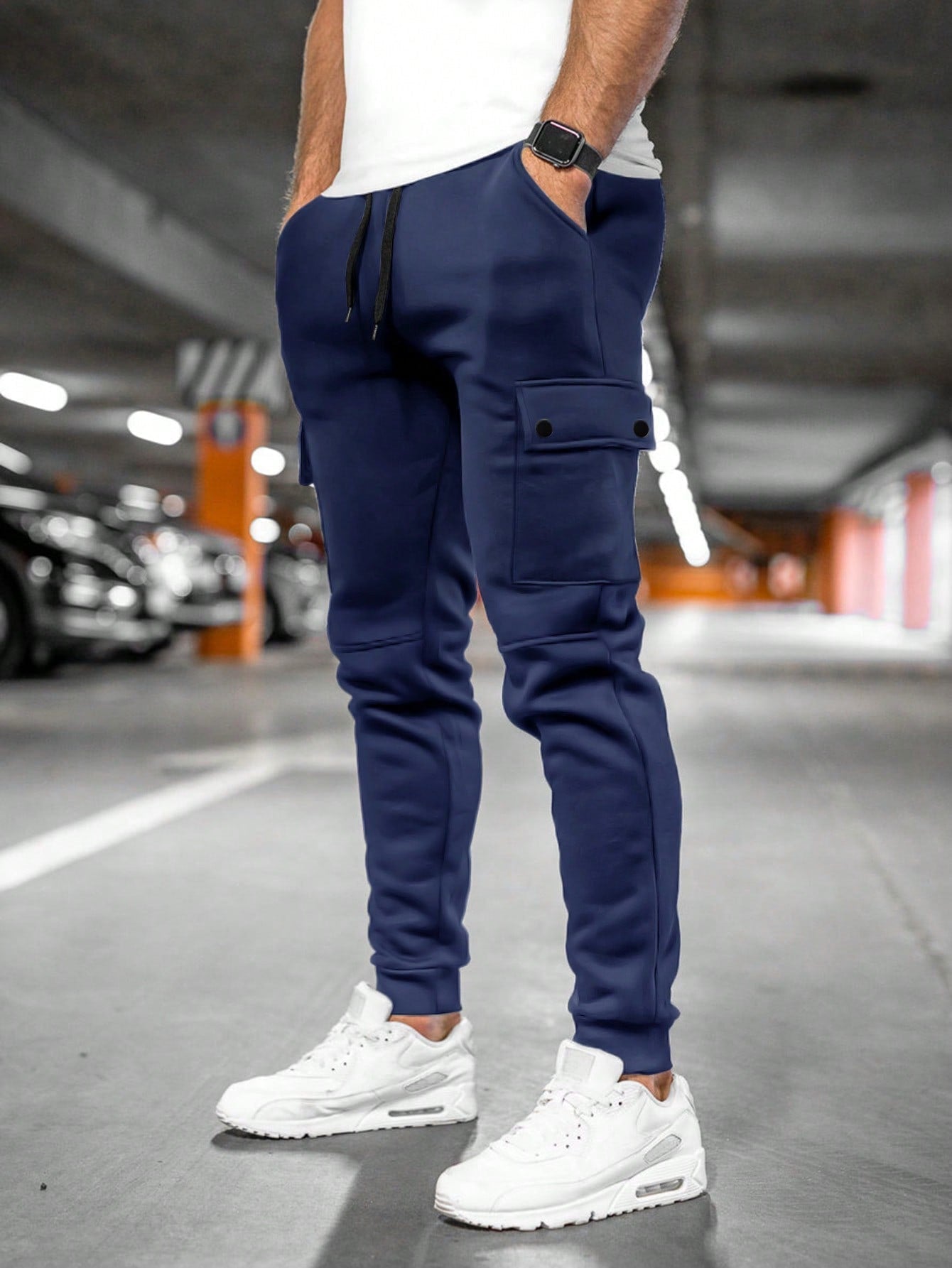Men's Jogger Pants with Side Pocket