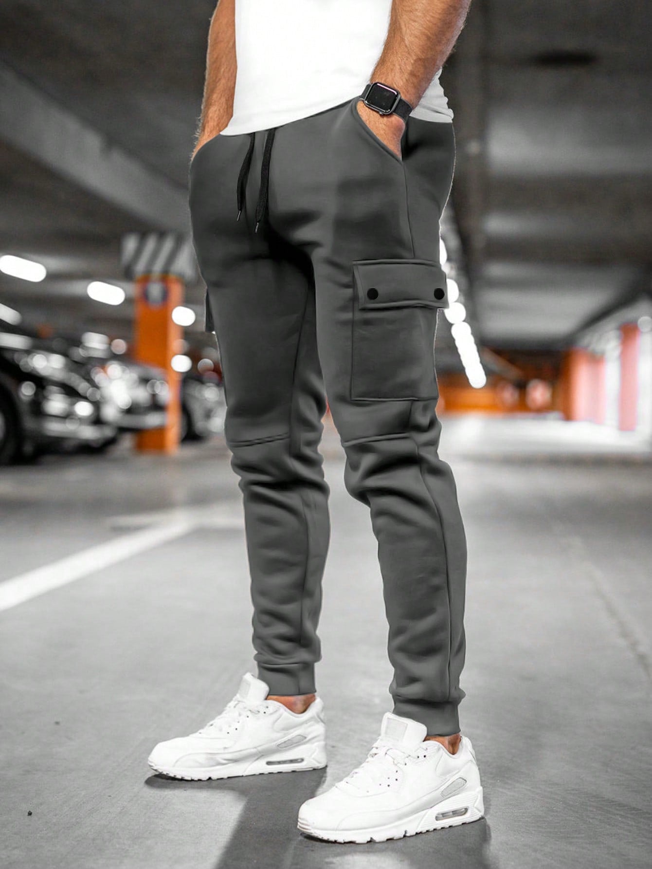 Men's Jogger Pants with Side Pocket