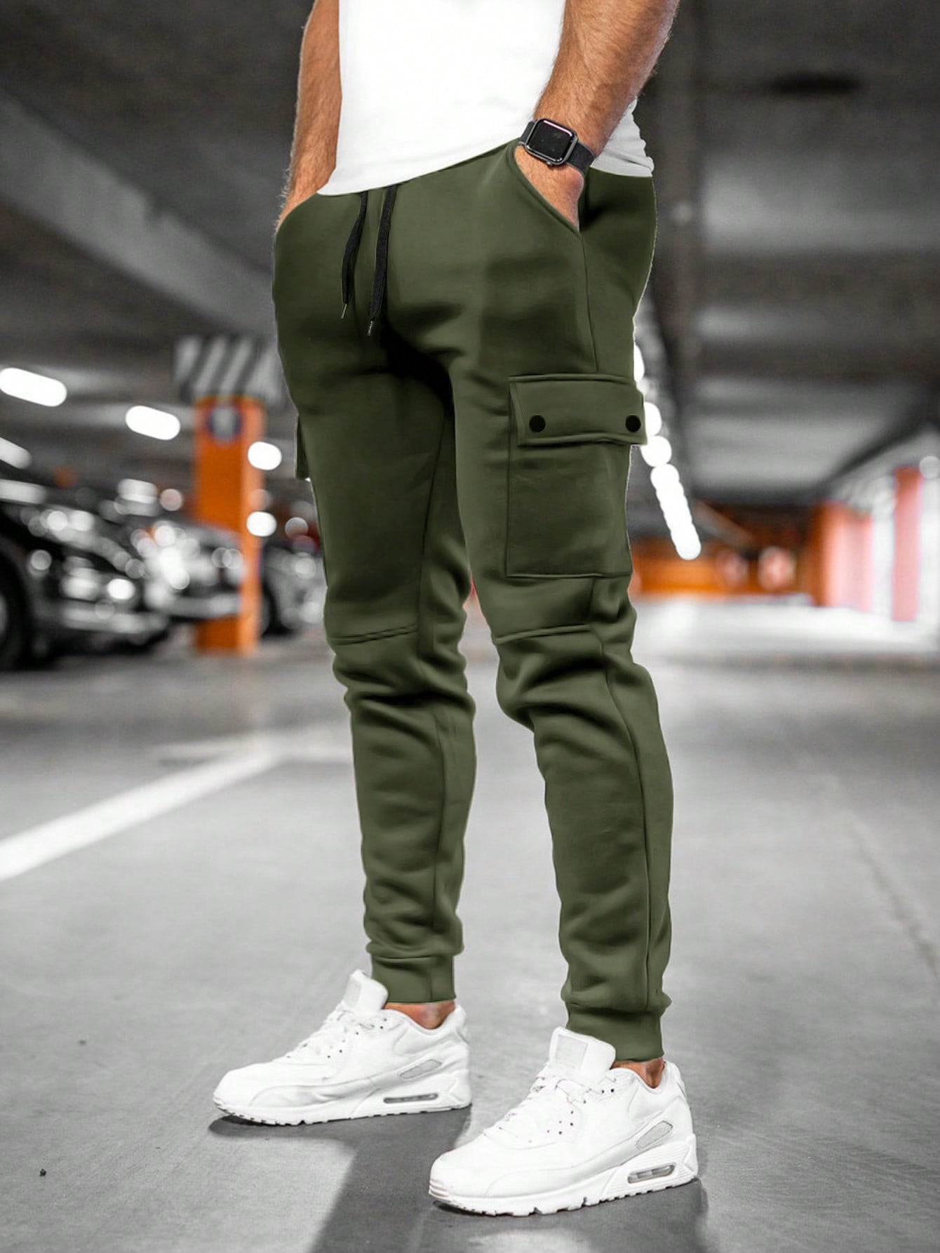 Men's Jogger Pants with Side Pocket