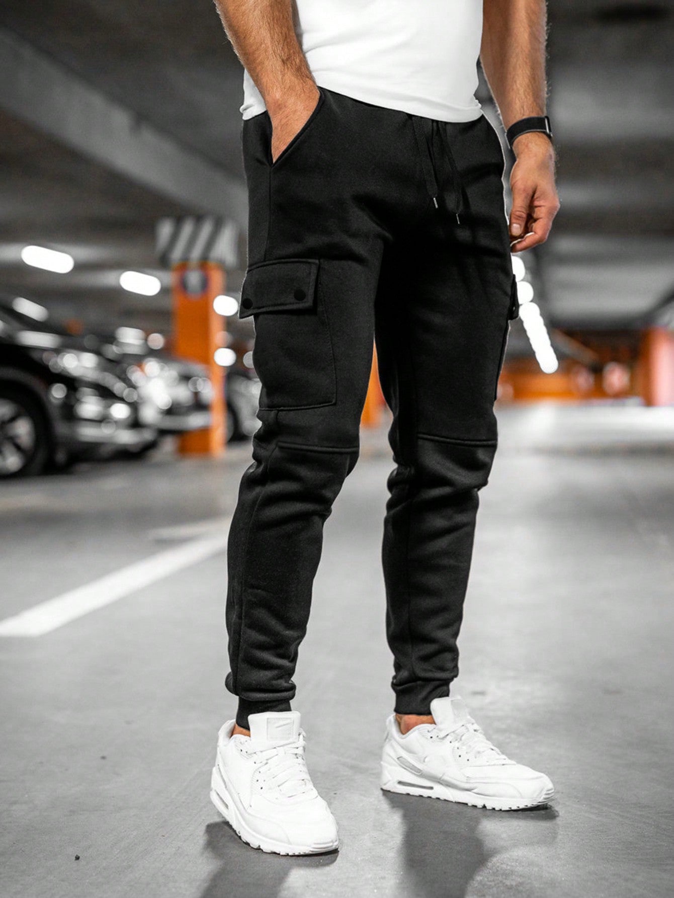 Men's Jogger Pants with Side Pocket