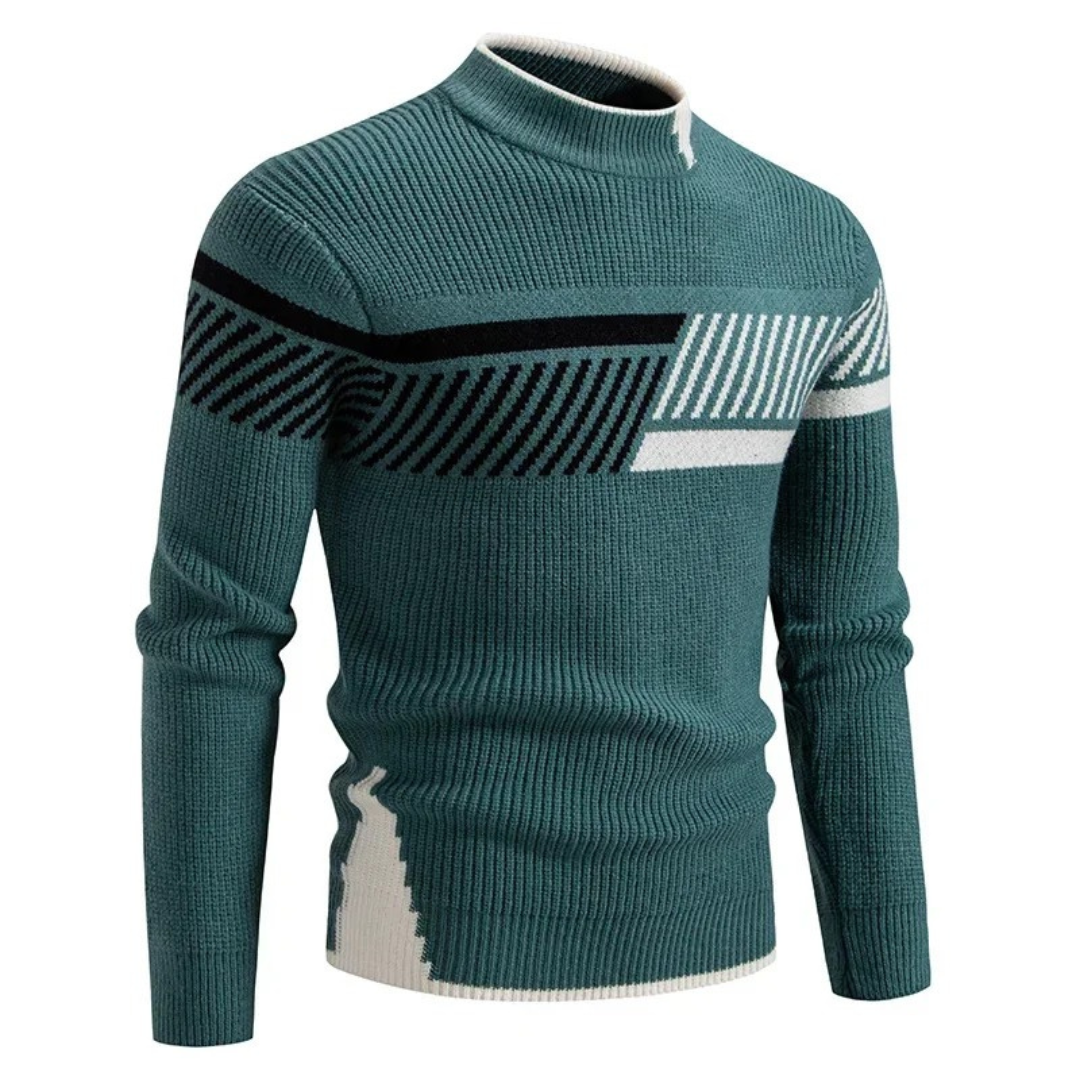 Women's Geometric Knit Sweater
