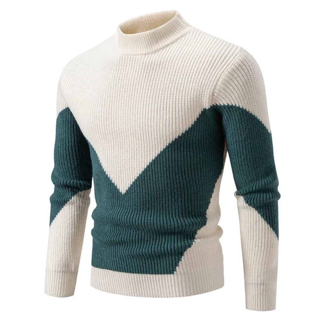 Women's Geometric Knit Sweater