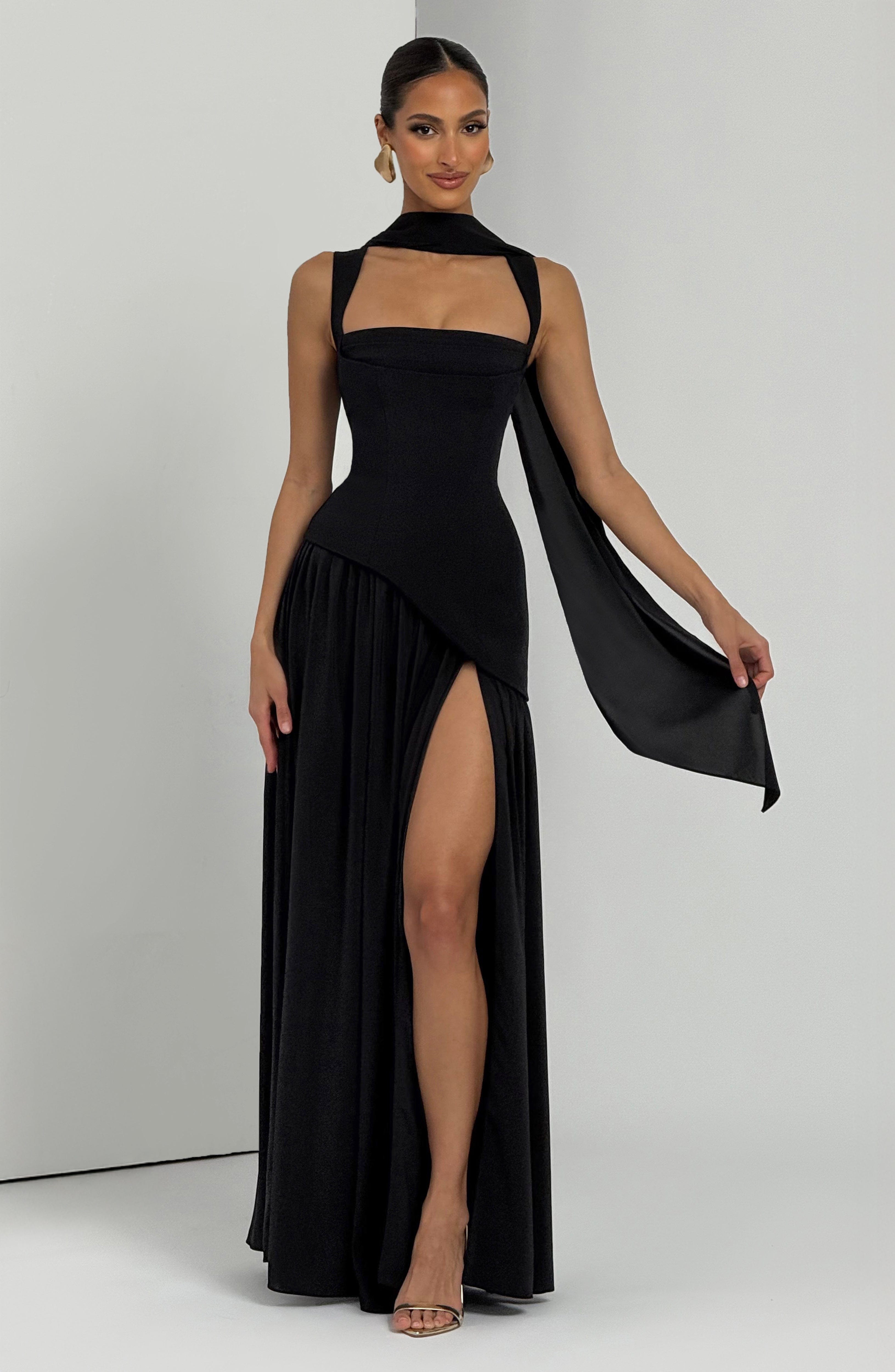 Tullulah Maxi Dress – Black