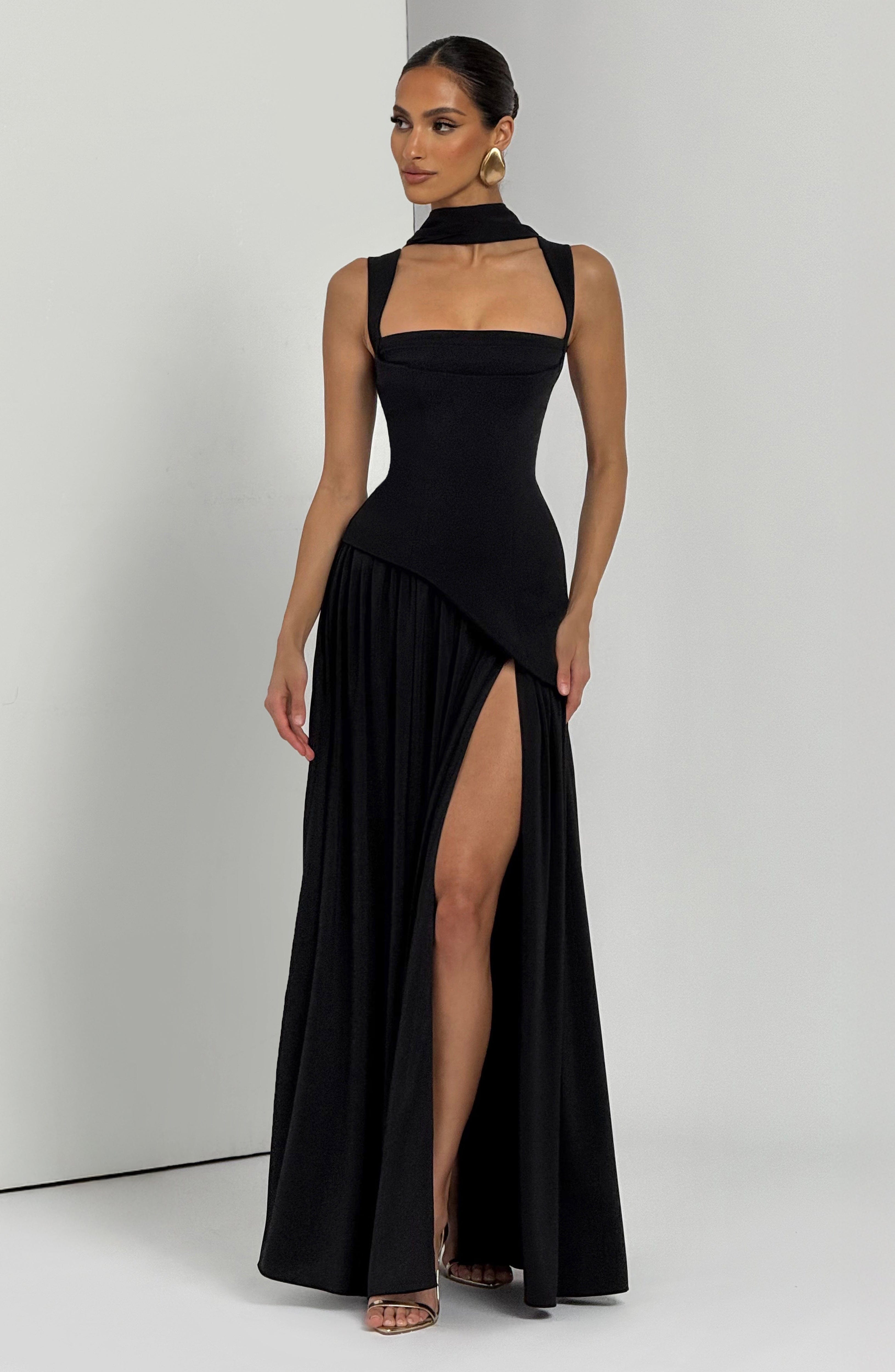 Tullulah Maxi Dress – Black