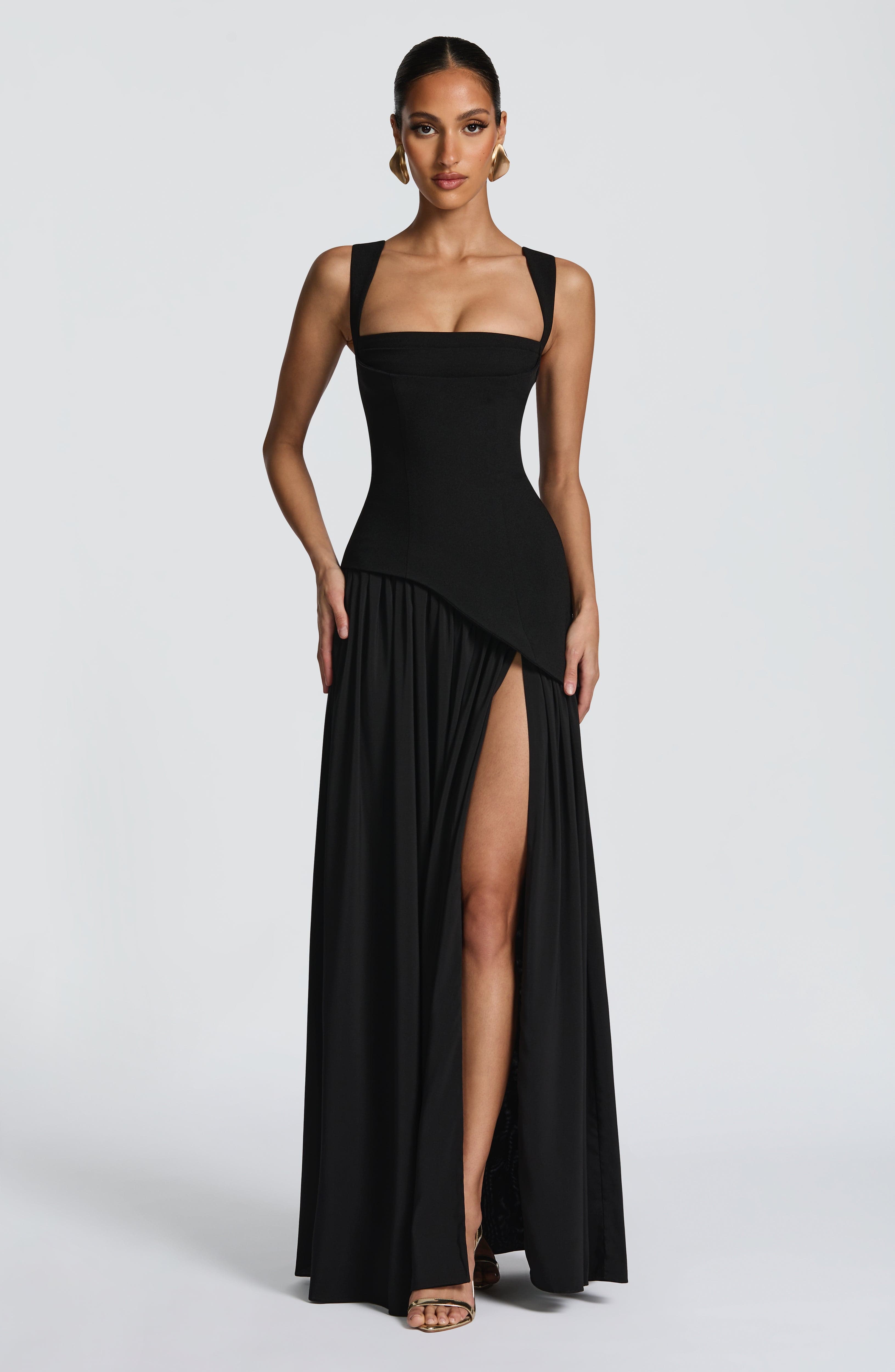 Tullulah Maxi Dress – Black