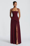 Seraphine Maxi Dress – Cherry Lacquer