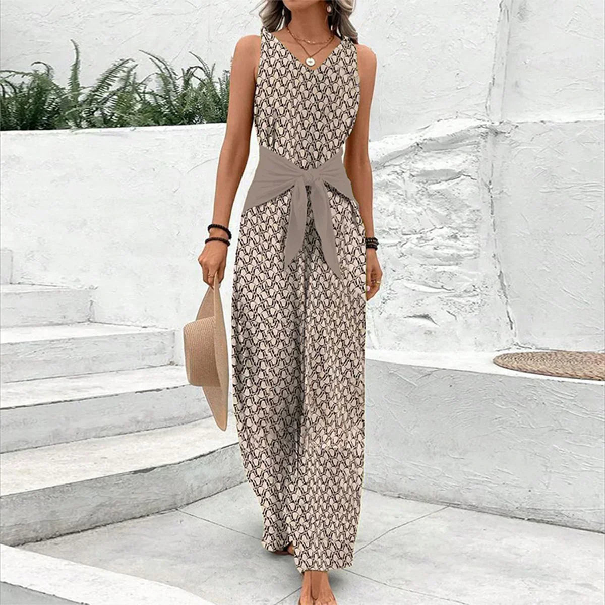 Women's Sleeveless Jumpsuit